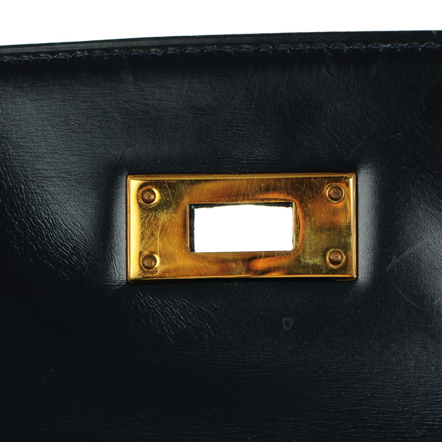Hermes Box Kelly Sellier 28 Bleu Marine 14 of 25
