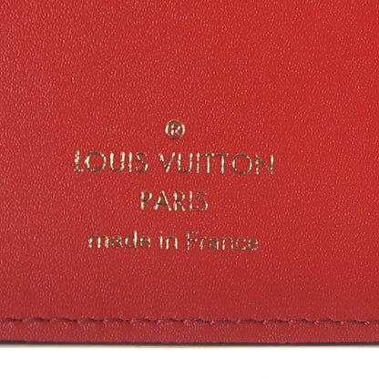 Louis Vuitton Monogram Flower Lock Compact Wallet Coquelicot 6 of 7