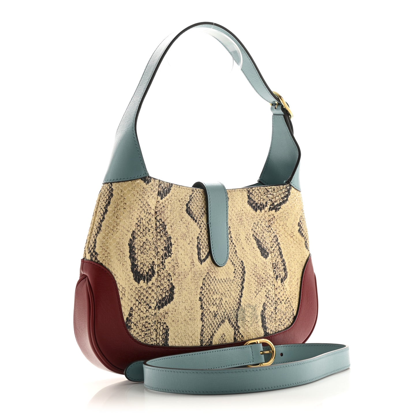 Snakeskin Calfskin Small Jackie 1961 Hobo Multicolor