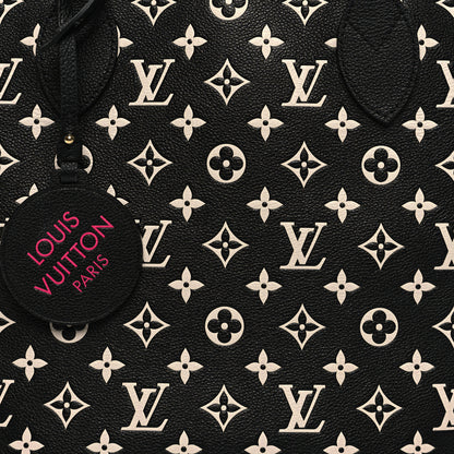 Louis Vuitton Empreinte Spring In The City Neverfull MM Black White Pink 7 of 9