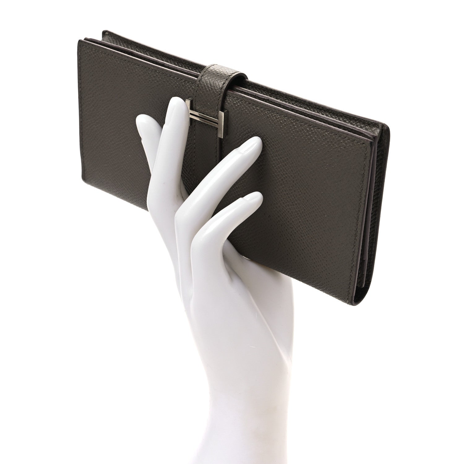 Hermes Epsom Bearn Gusset Wallet Etain 2 of 7