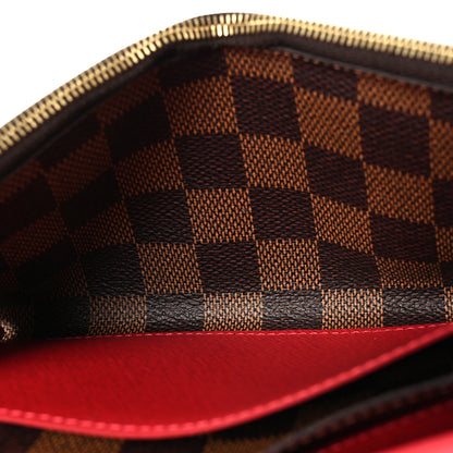 Louis Vuitton Damier Ebene Emilie Wallet Red 5 of 6