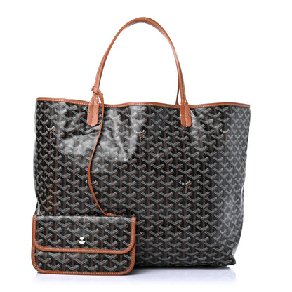 Goyard Goyardine Saint Louis GM Black Gold 1 of 4