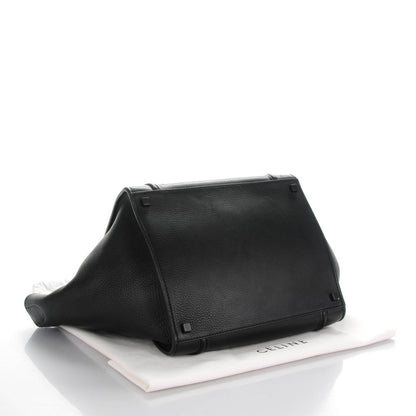Celine Supple Calfskin Medium Phantom Luggage Black 4 of 7