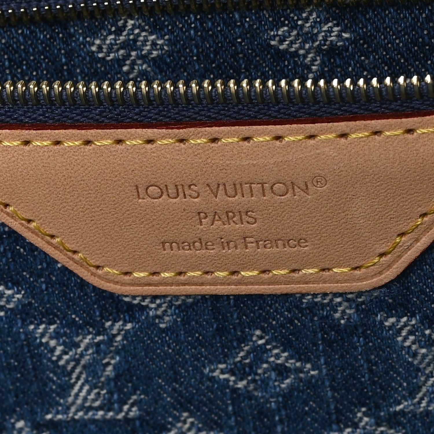 Louis Vuitton Monogram Denim Neo Neverfull MM Blue 7 of 10