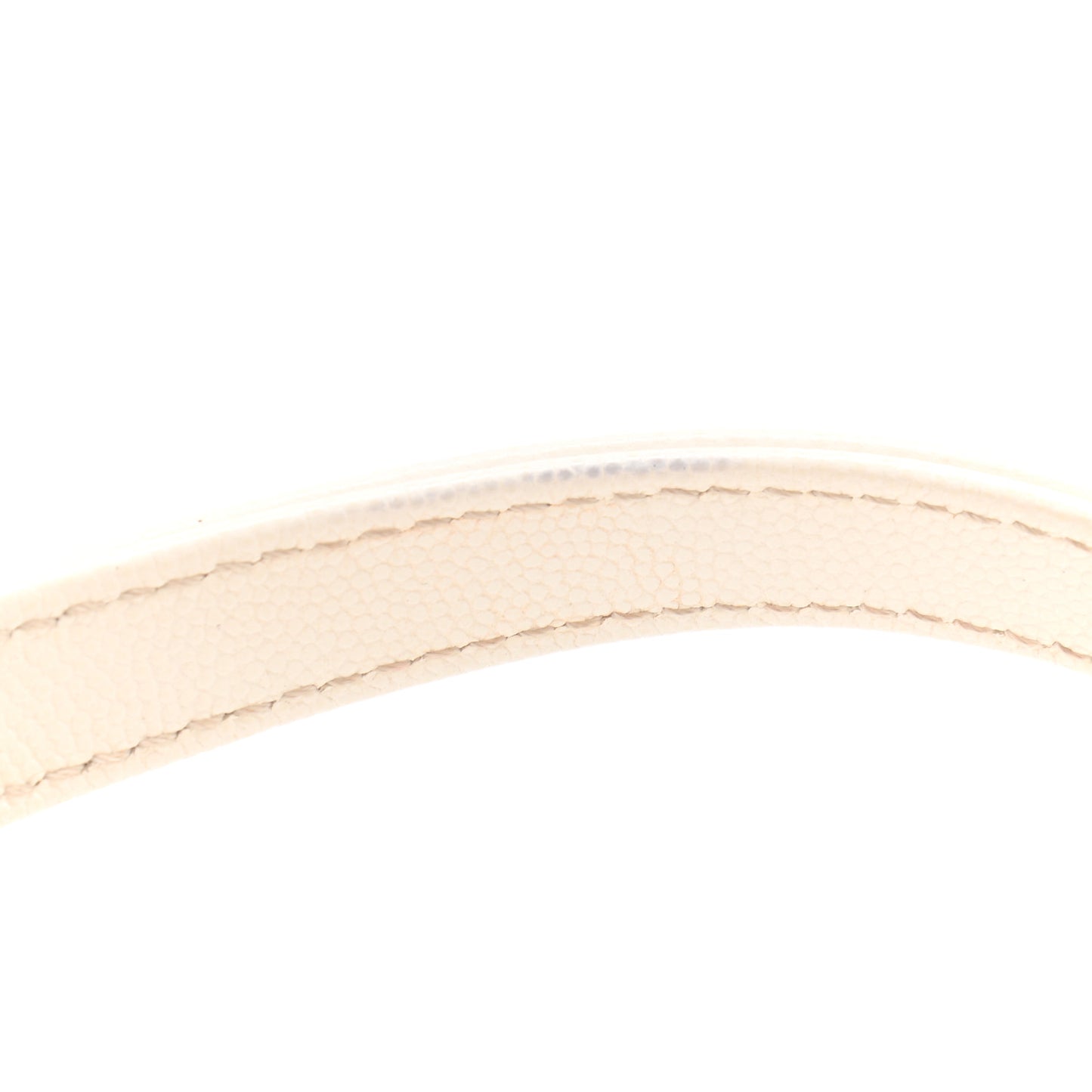Caviar Quilted Mini Coco Handle Flap White