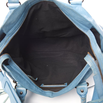 Balenciaga Agneau Classic Hardware City Bleu Indigo 5 of 18