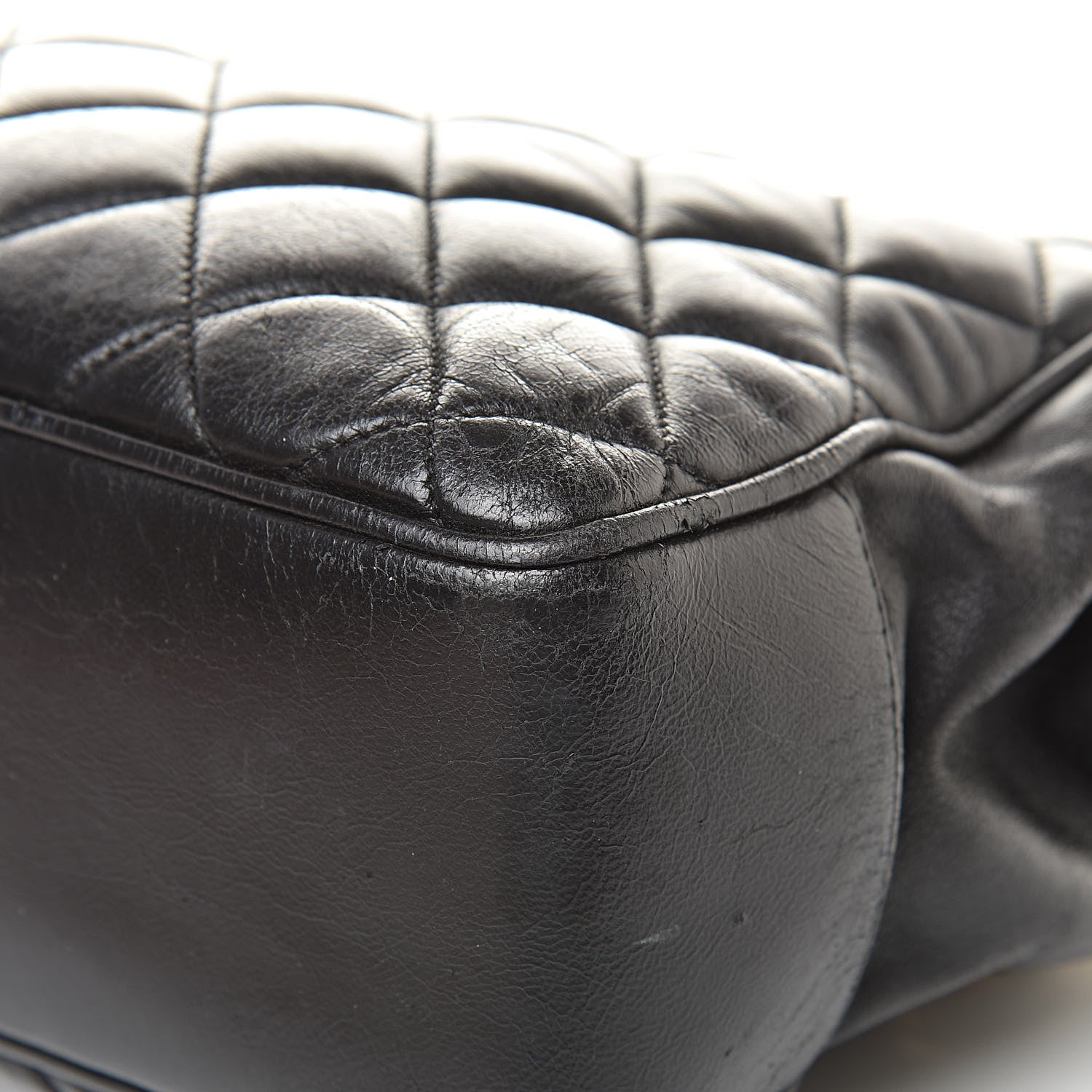 Chanel Lambskin Quilted Shoulder Bag Black 12 of 21