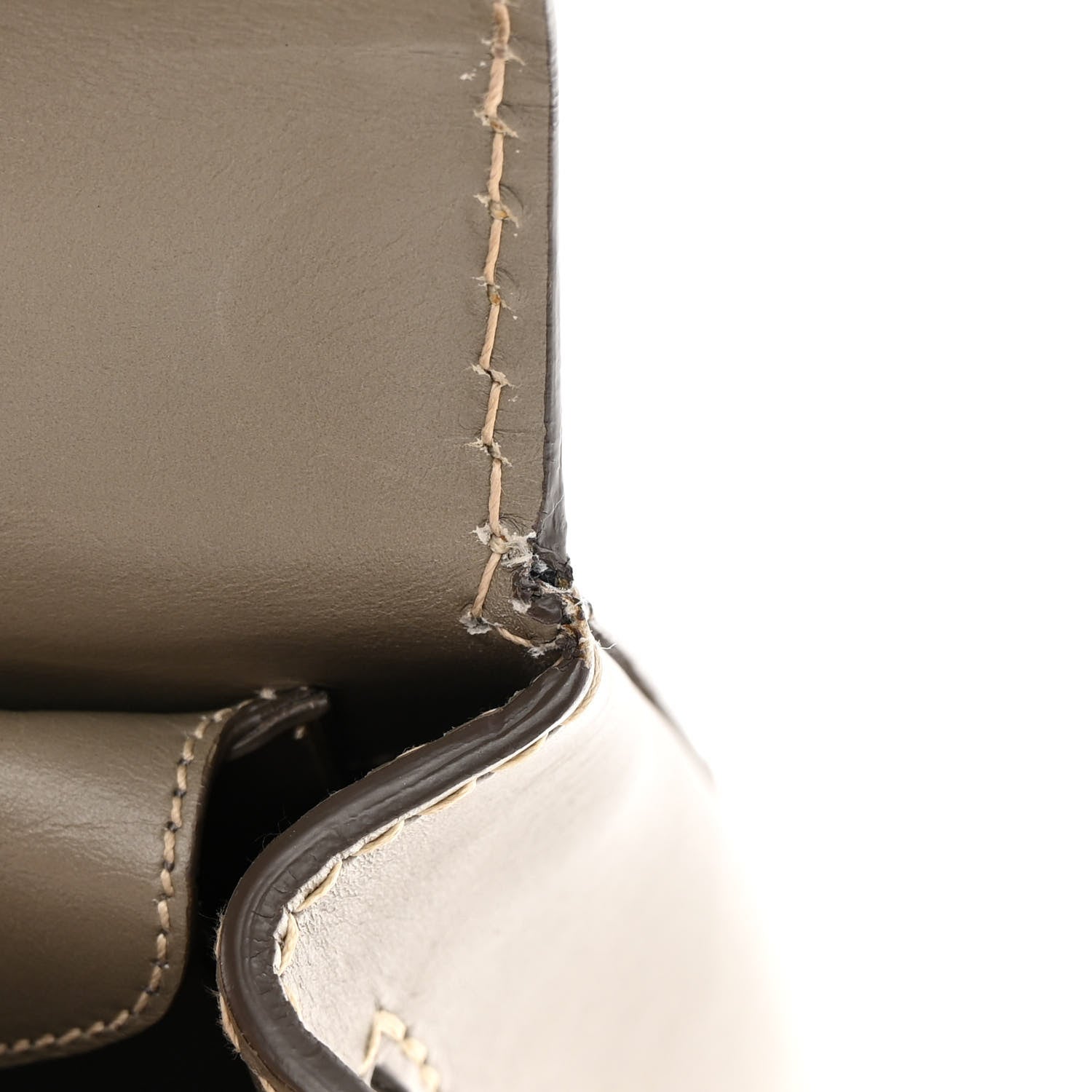 Prada Vitello Tri-Color Medium Sound Top Handle Satchel Grigio Black 10 of 19