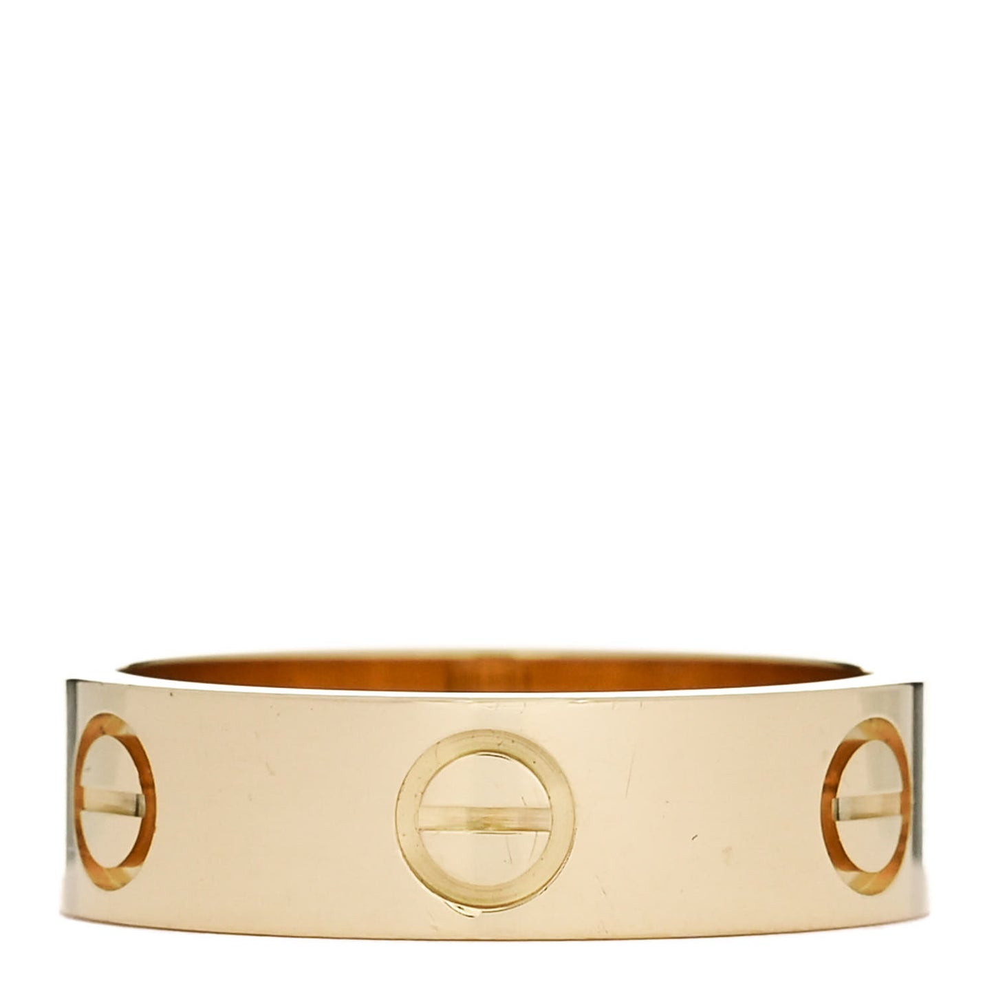 18K Yellow Gold 5.5mm LOVE Ring 54 7