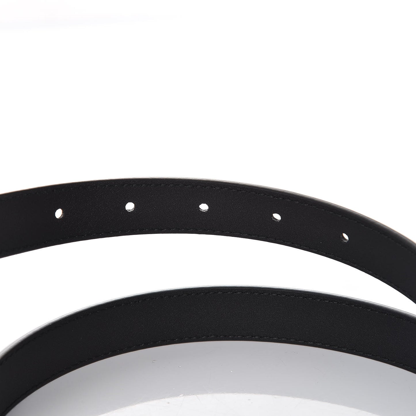 Calfskin Double G 20mm Belt 100 40 Black