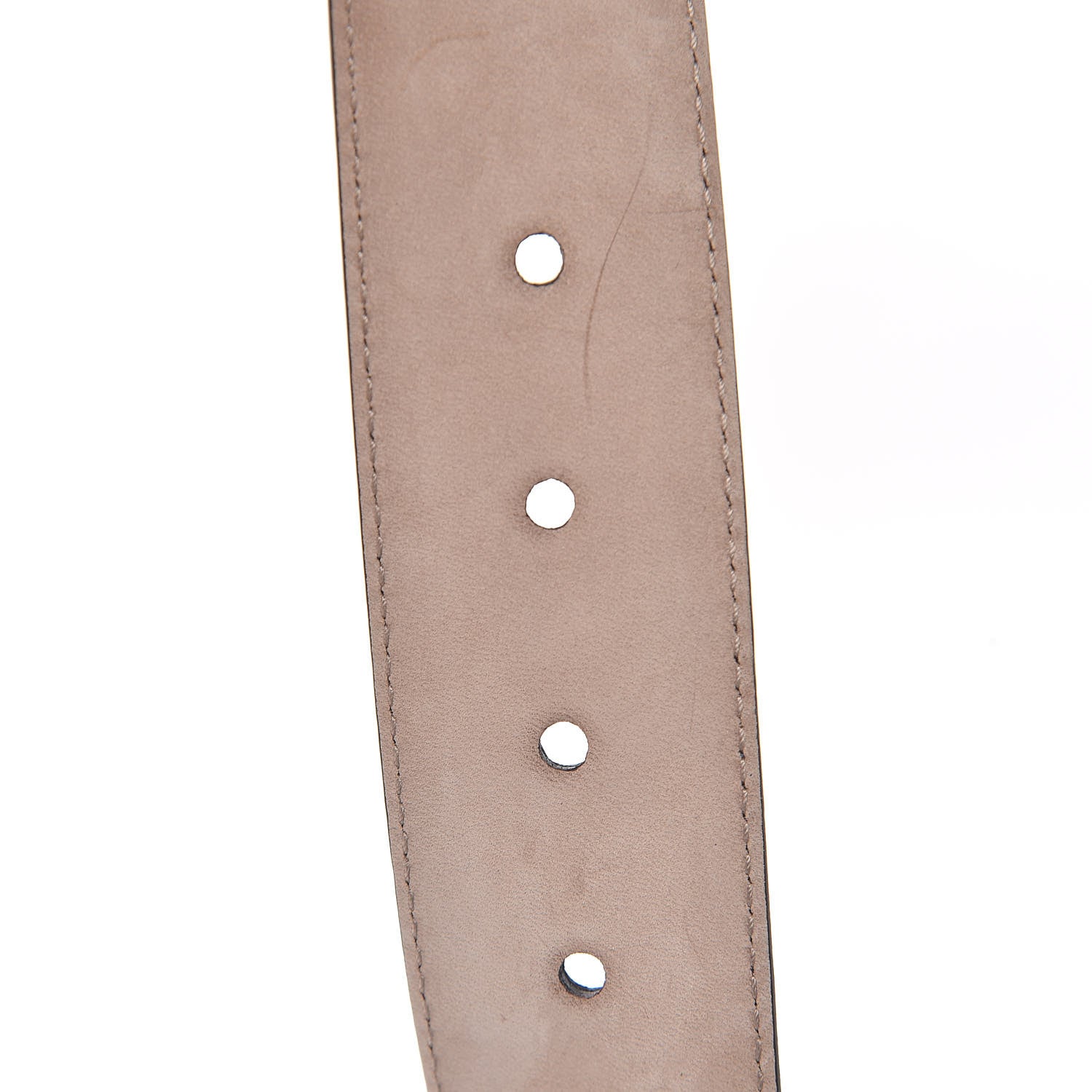 Gucci Soft Microguccissima Margaux Calfskin Belt 90 36 Mineral Blue 8 of 8
