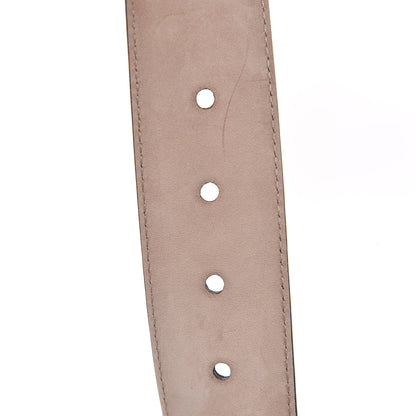Gucci Soft Microguccissima Margaux Calfskin Belt 90 36 Mineral Blue 8 of 8