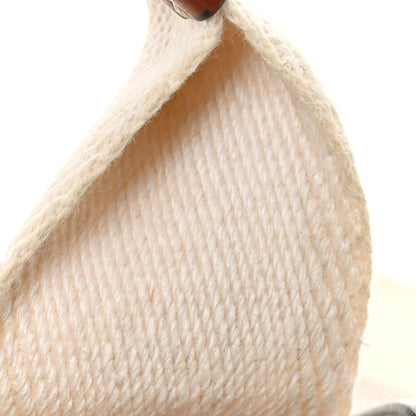 Chloe Linen Calfskin Mini Woody Ribbon Tote White Brown 13 of 13