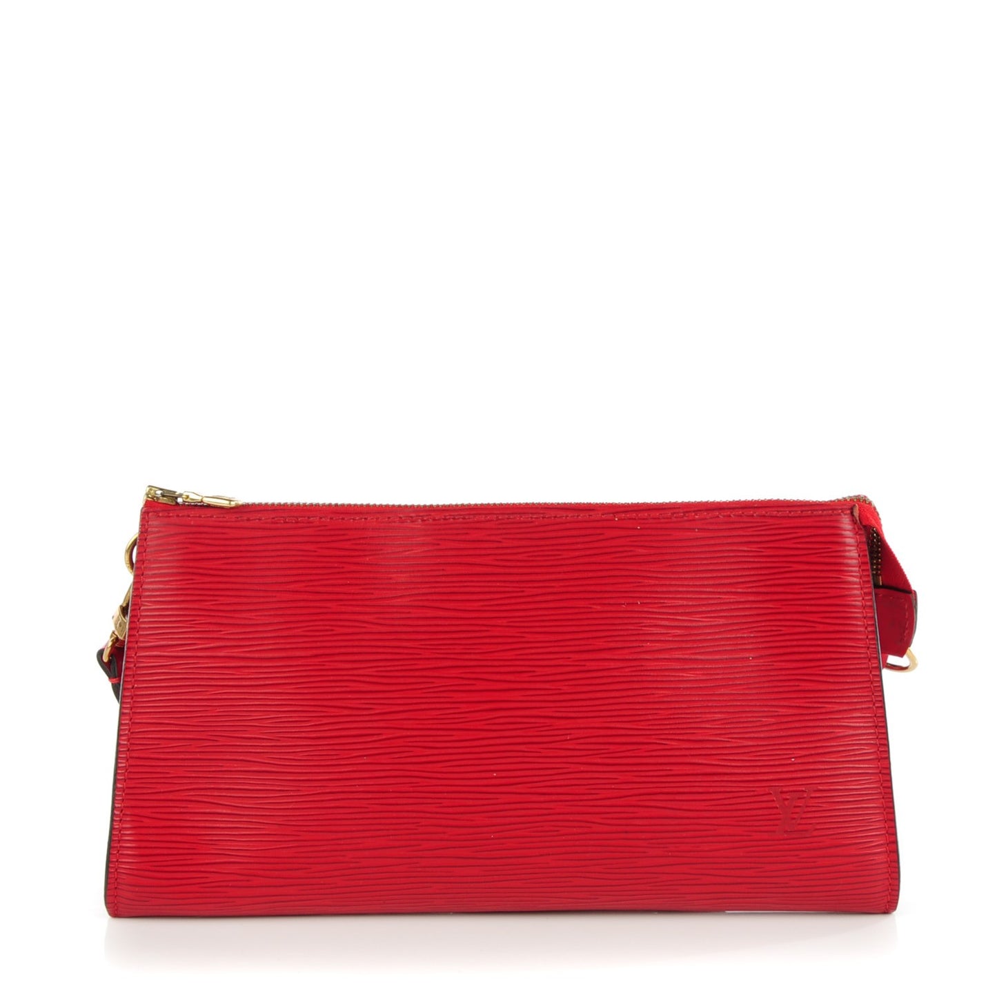 Epi Pochette Accessories 24 Castillan Red