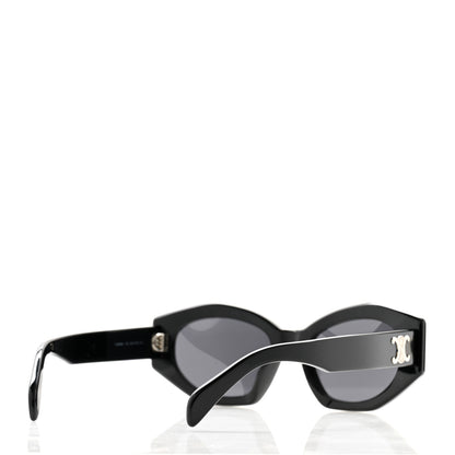 Celine Acetate Triomphe 01 Sunglasses CL 40238U Black 4 of 6