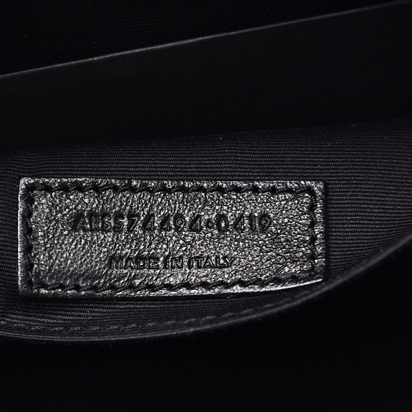 Calfskin Matelasse Monogram Lou Camera Bag Black