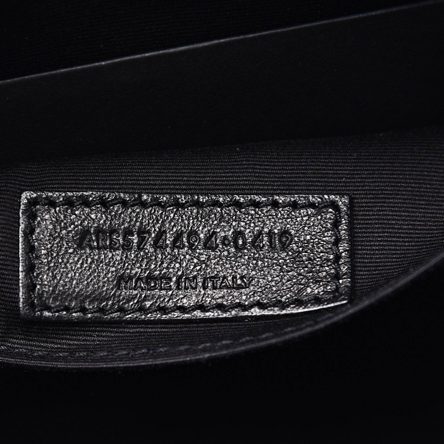 Saint Laurent Calfskin Matelasse Monogram Lou Camera Bag Black 6 of 9