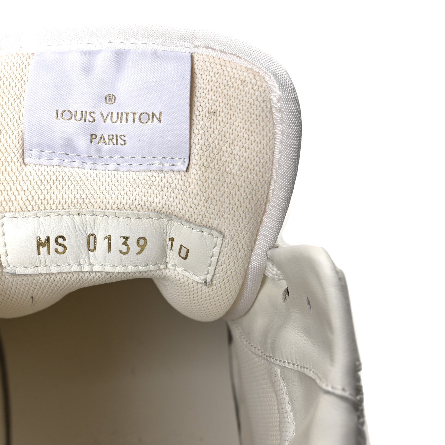 Louis Vuitton Monogram Calfskin Rivoli High Top Sneakers 10 White 7 of 8