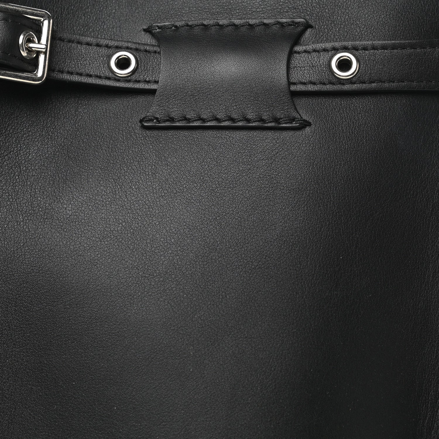 Celine Smooth Calfskin Long Strap Big Bag Bucket Black 15 of 21