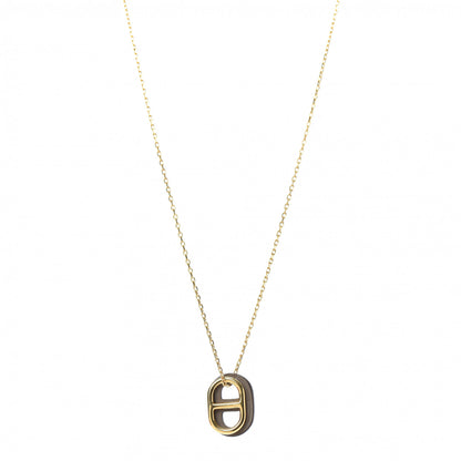 Hermes Swift O'Maillon Pendant Necklace Etoupe 1 of 6