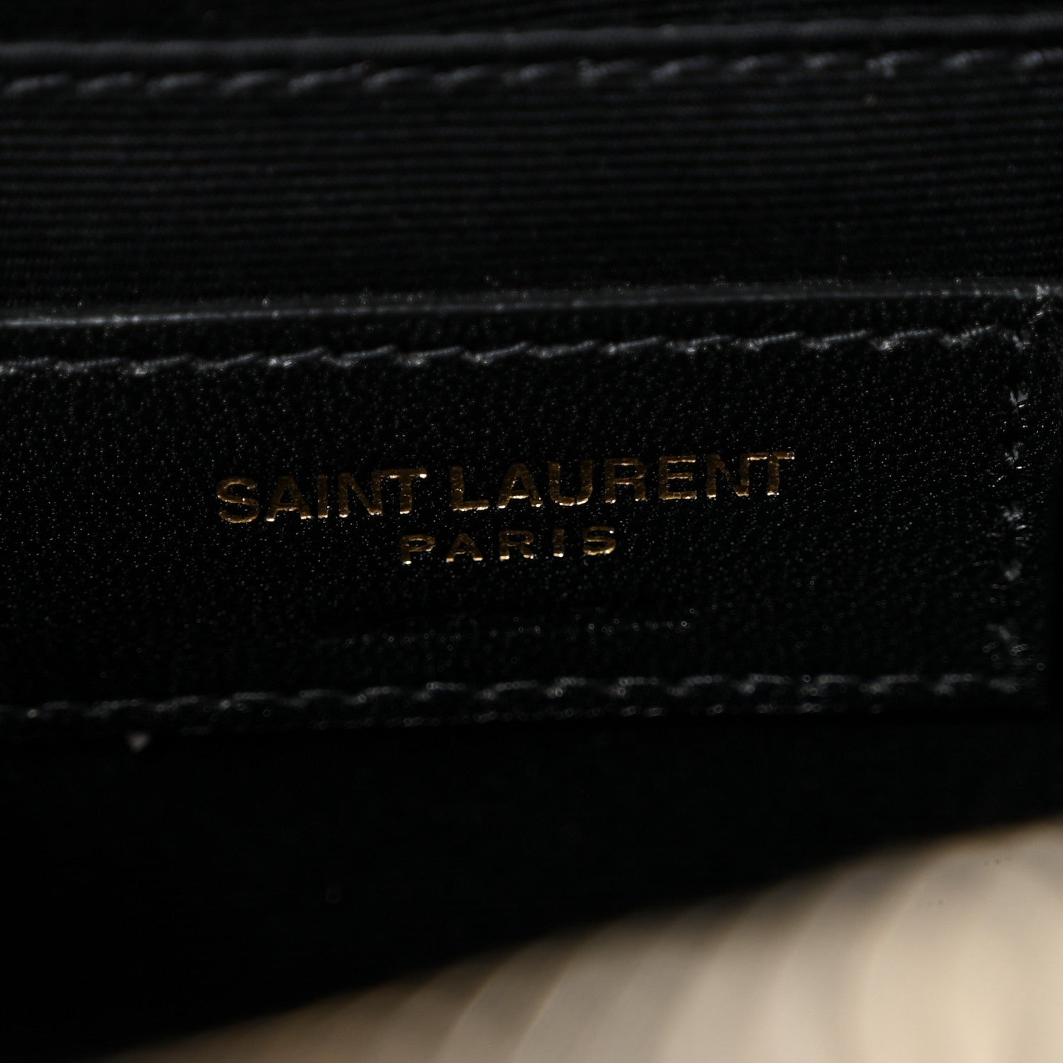 Saint Laurent Calfskin Matelasse Monogram Lou Camera Bag Black 6 of 10