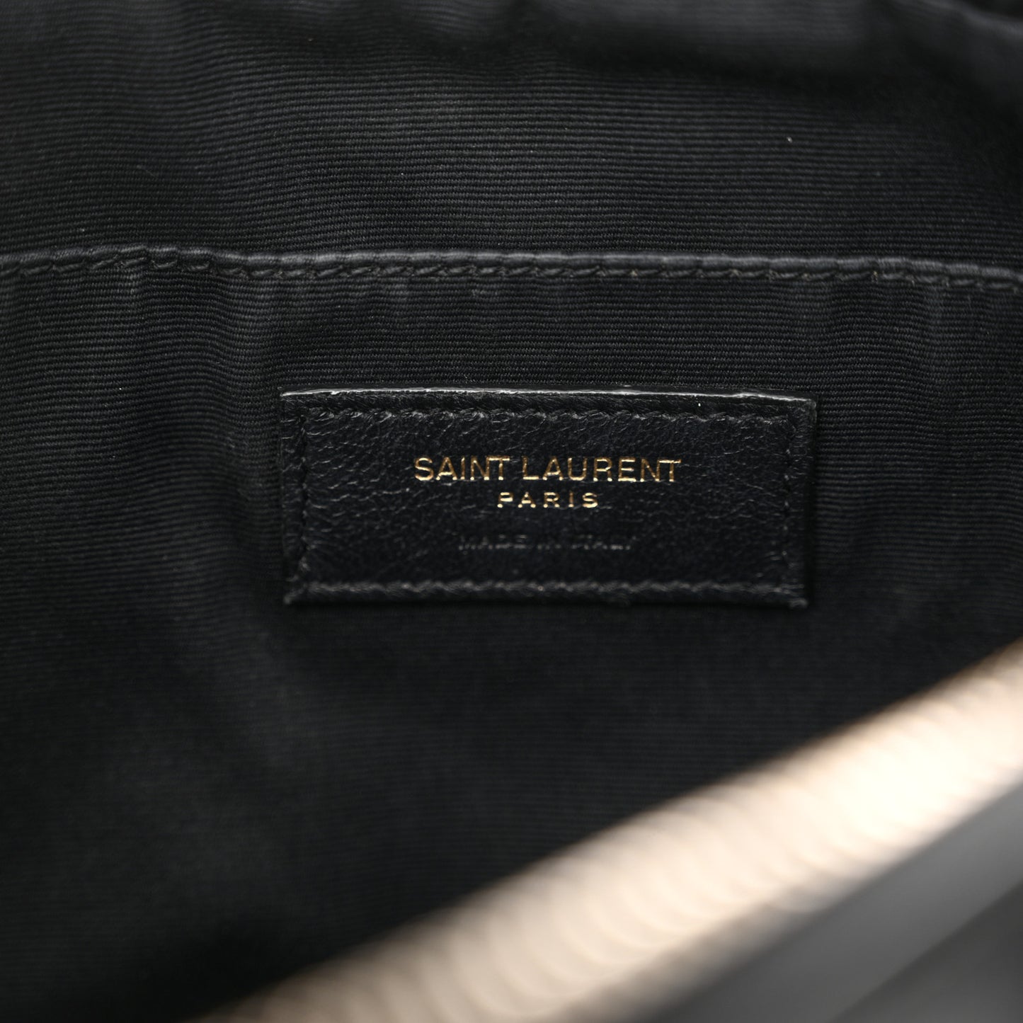 Calfskin Matelasse Monogram Lou Camera Bag Black