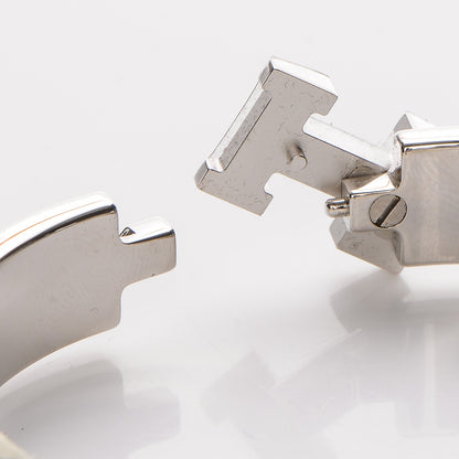 Hermes Enamel Narrow Clic Clac H Bracelet PM Mango 4 of 5