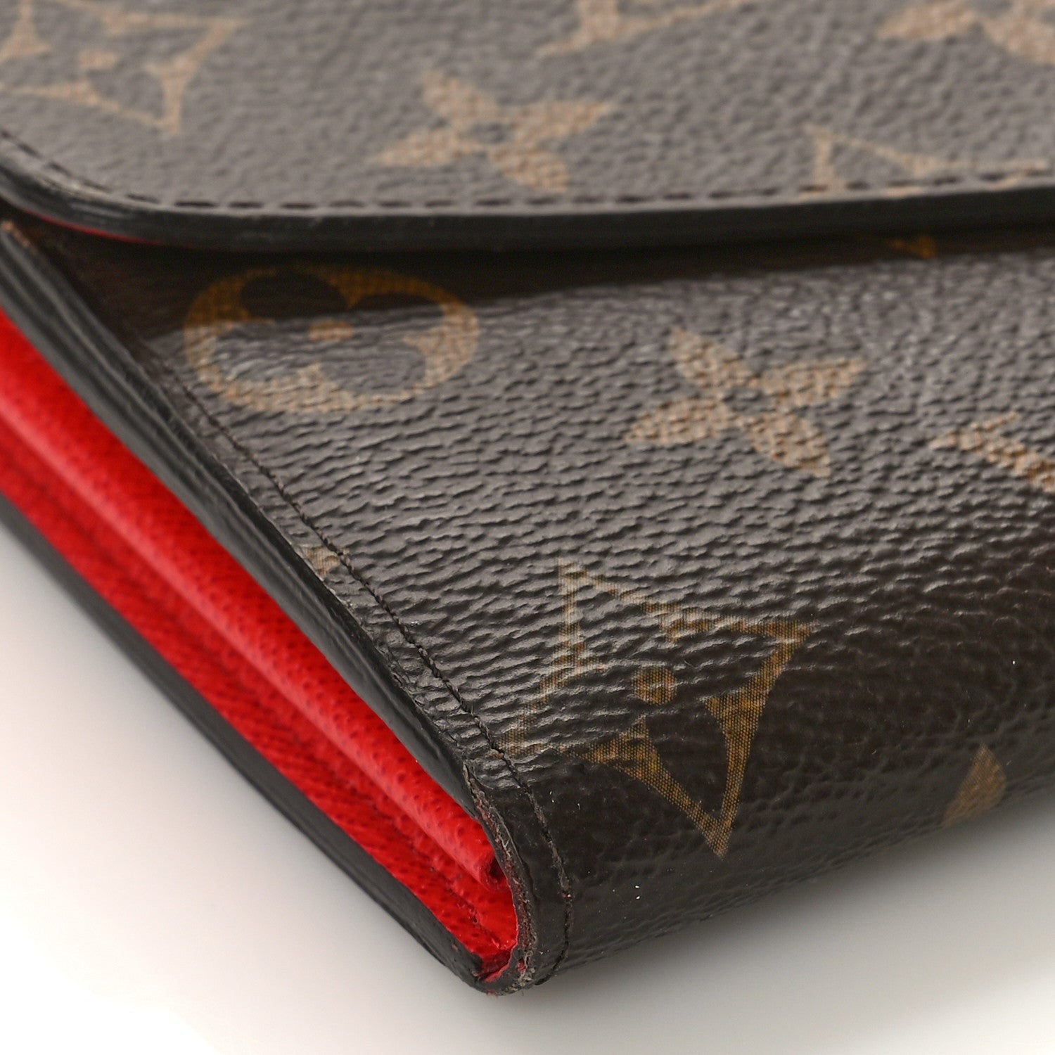 Louis Vuitton Monogram Sarah Wallet NM Coquelicot 8 of 13