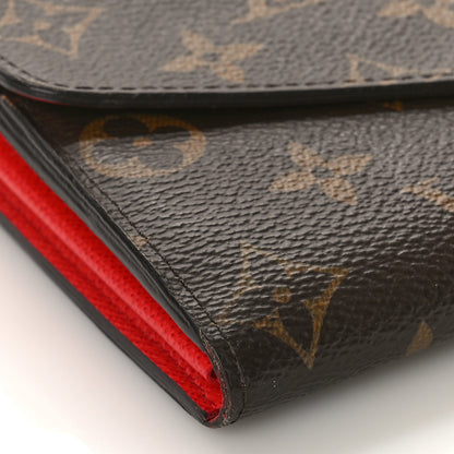 Louis Vuitton Monogram Sarah Wallet NM Coquelicot 8 of 13
