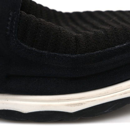 Chanel Stretch Fabric CC Sneakers 36 Black 10 of 10