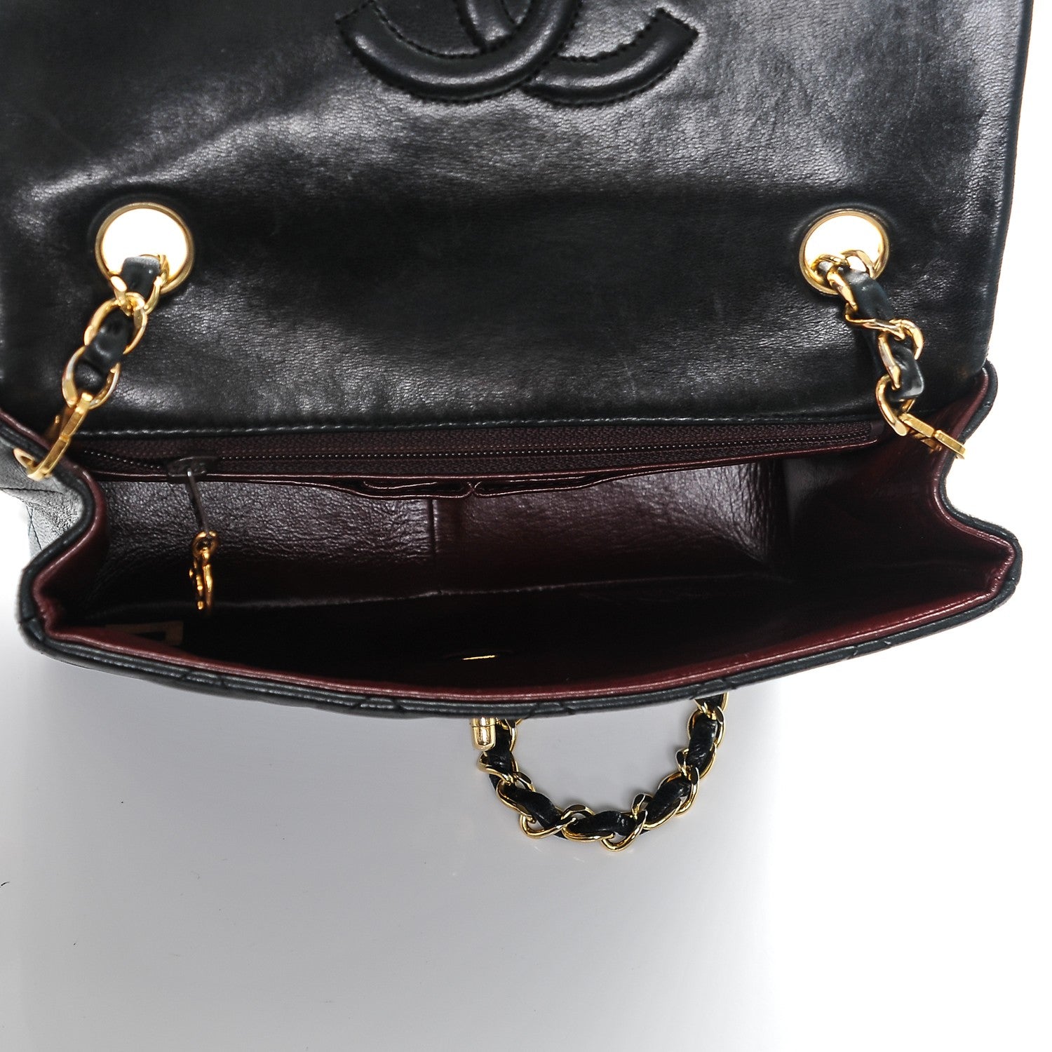 Chanel Lambskin Quilted Small Single Flap Black 5 of 8