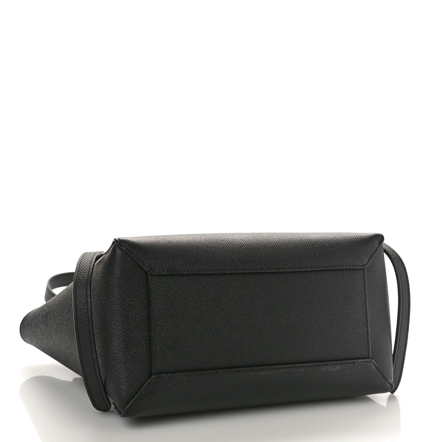 Grained Calfskin Micro Belt Bag Black