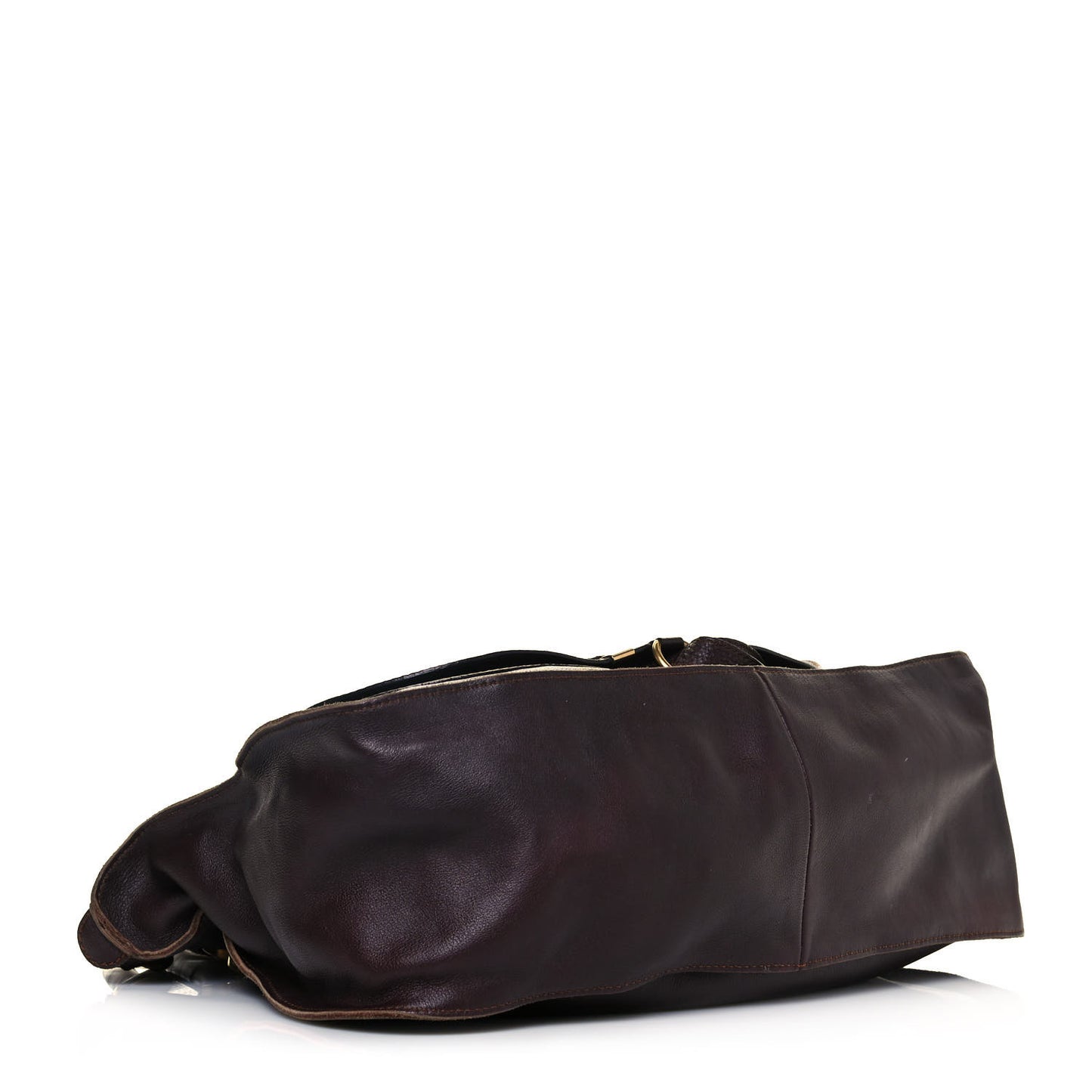 Calfskin Large Marcie Satchel Truffle