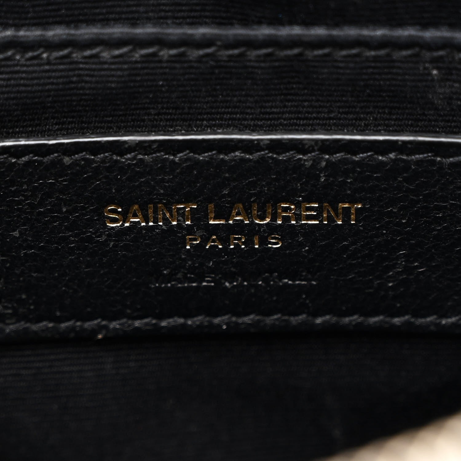 Saint Laurent Calfskin Matelasse Monogram Lou Camera Bag Black 6 of 15