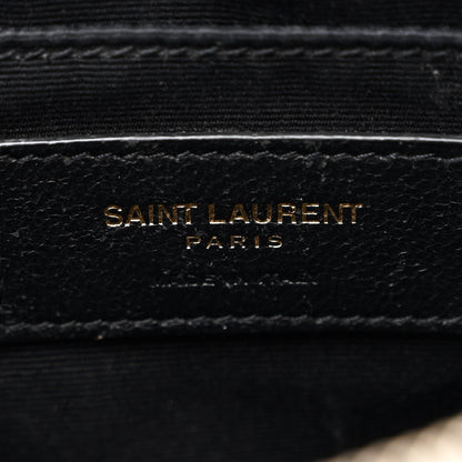 Saint Laurent Calfskin Matelasse Monogram Lou Camera Bag Black 6 of 15