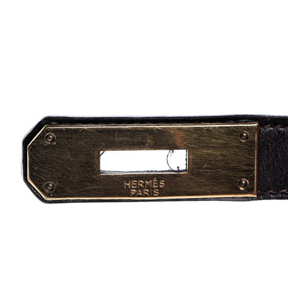 Hermes Box Kelly Retourne 32 Chocolate 24 of 53