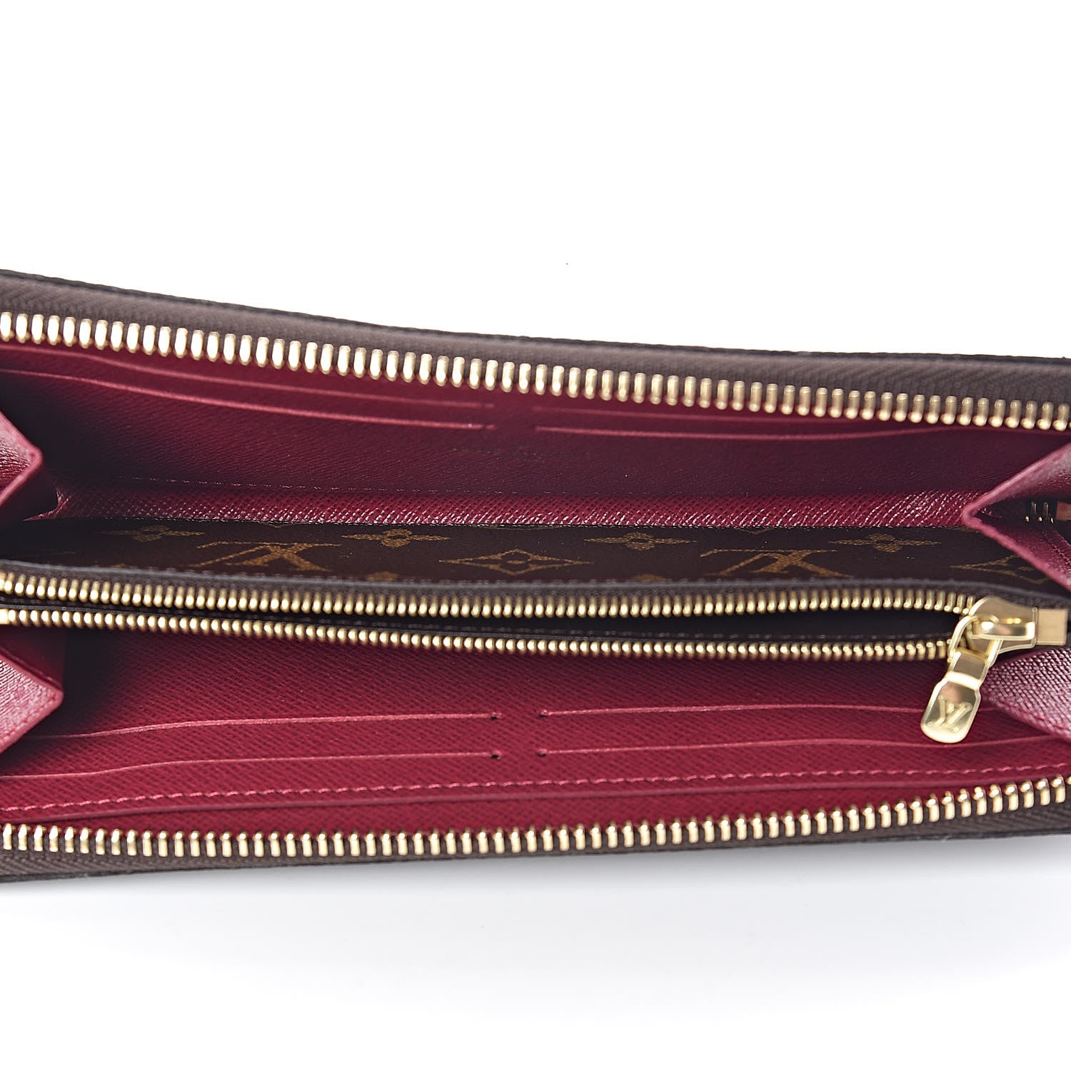 Louis Vuitton Monogram Clemence Wallet Fuchsia 5 of 7