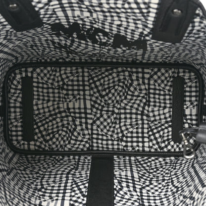 MCM Grained Calfskin Visetos Medium Liz Reversible Shopper Tote Black 9 of 19