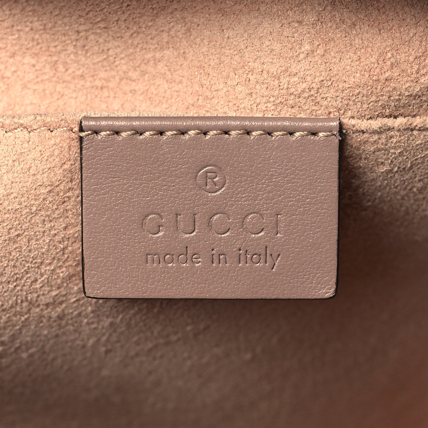 Gucci Calfskin Matelasse Small GG Marmont Chain Shoulder Bag Porcelain Rose 6 of 11