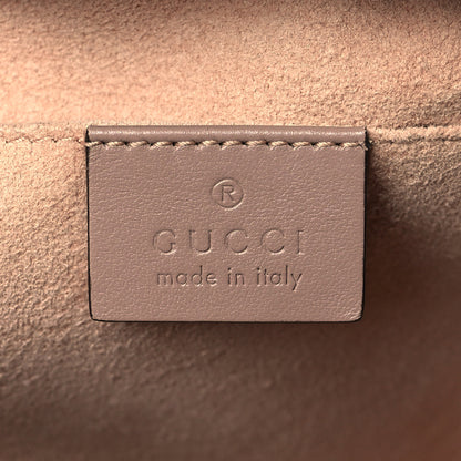 Gucci Calfskin Matelasse Small GG Marmont Chain Shoulder Bag Porcelain Rose 6 of 11
