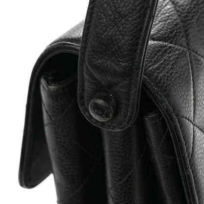Chanel Caviar Quilted Medium Kelly Flap Black 12 of 13