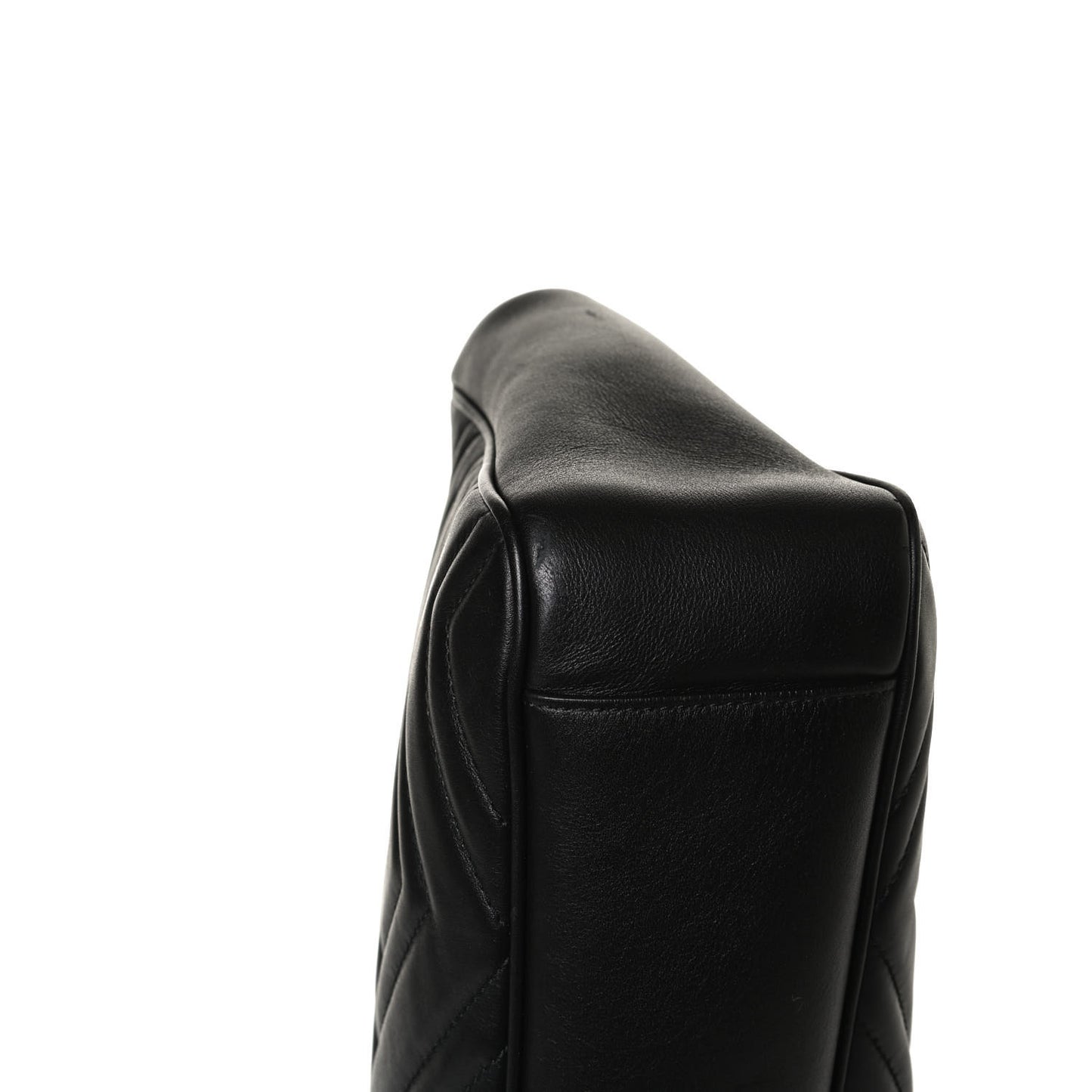 Calfskin Matelasse Medium GG Marmont Open Top Shoulder Bag Black