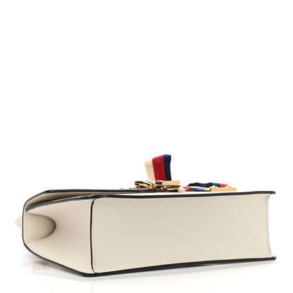 Gucci Calfskin Small Sylvie Shoulder Bag Off White 4 of 10