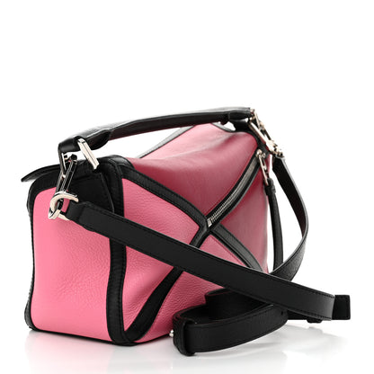 Loewe Calfskin Small Graphic Puzzle Bag Raspberry Wild Rose 3 of 10