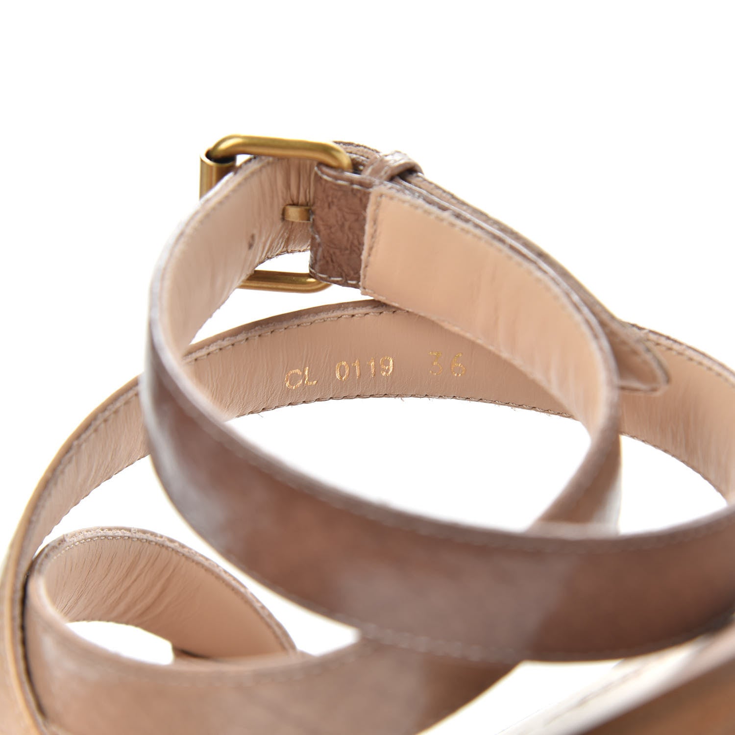 Christian Dior Ayers Degrade Poison-D Sandal 36 Nude 8 of 9