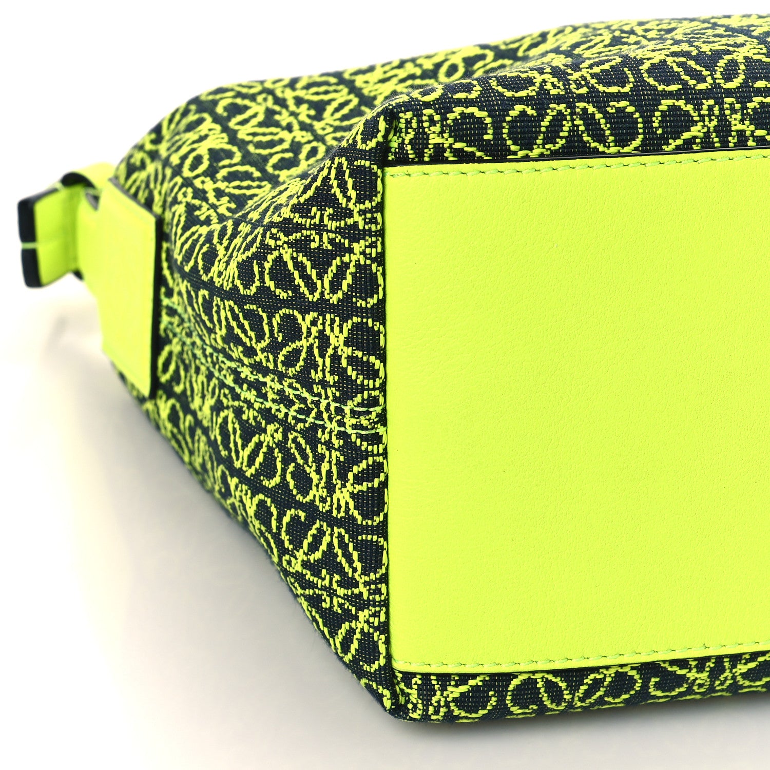 Loewe Jacquard Anagram Calfskin Small Cubi Bag Neon 7 of 10