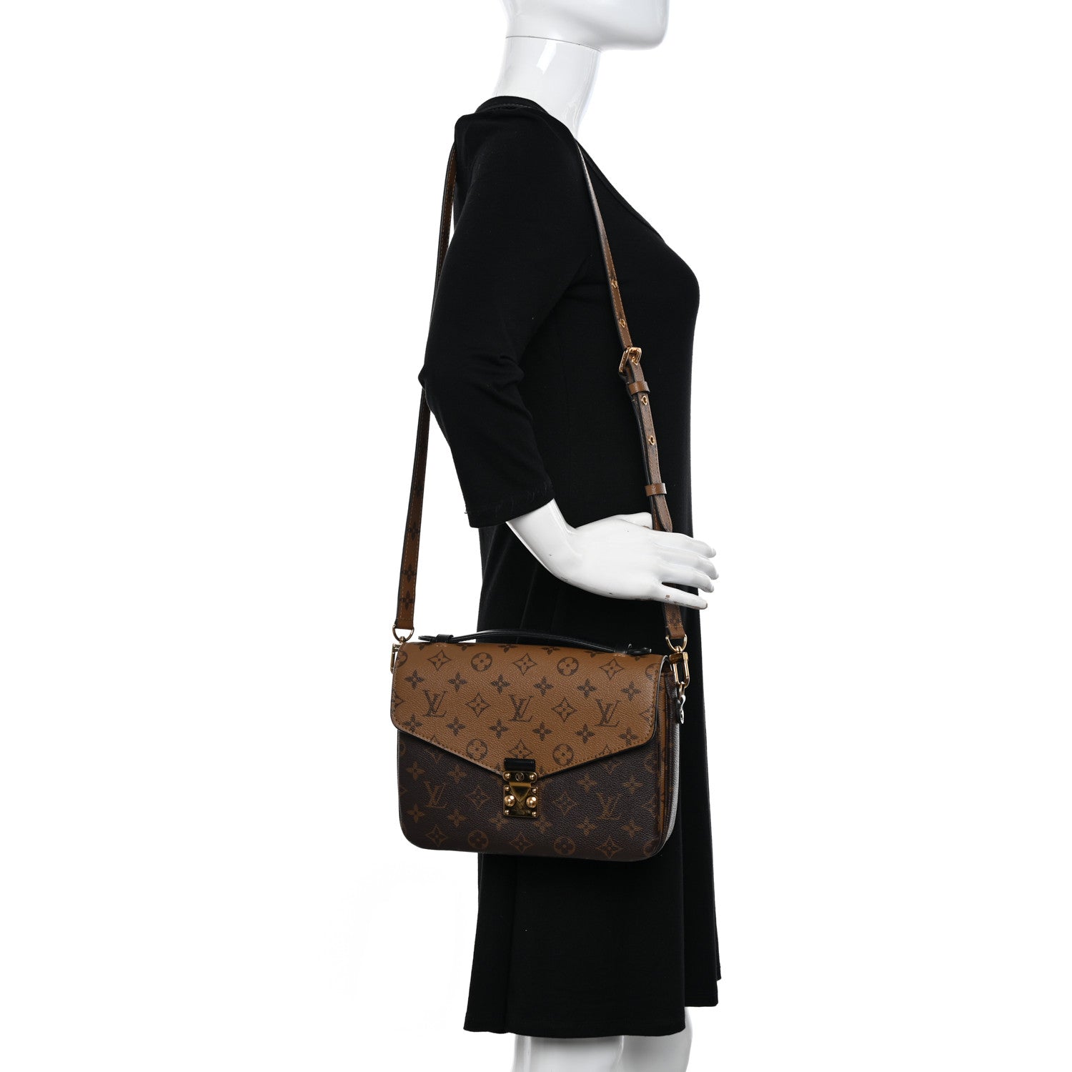 Louis Vuitton Reverse Monogram Pochette Metis 2 of 10