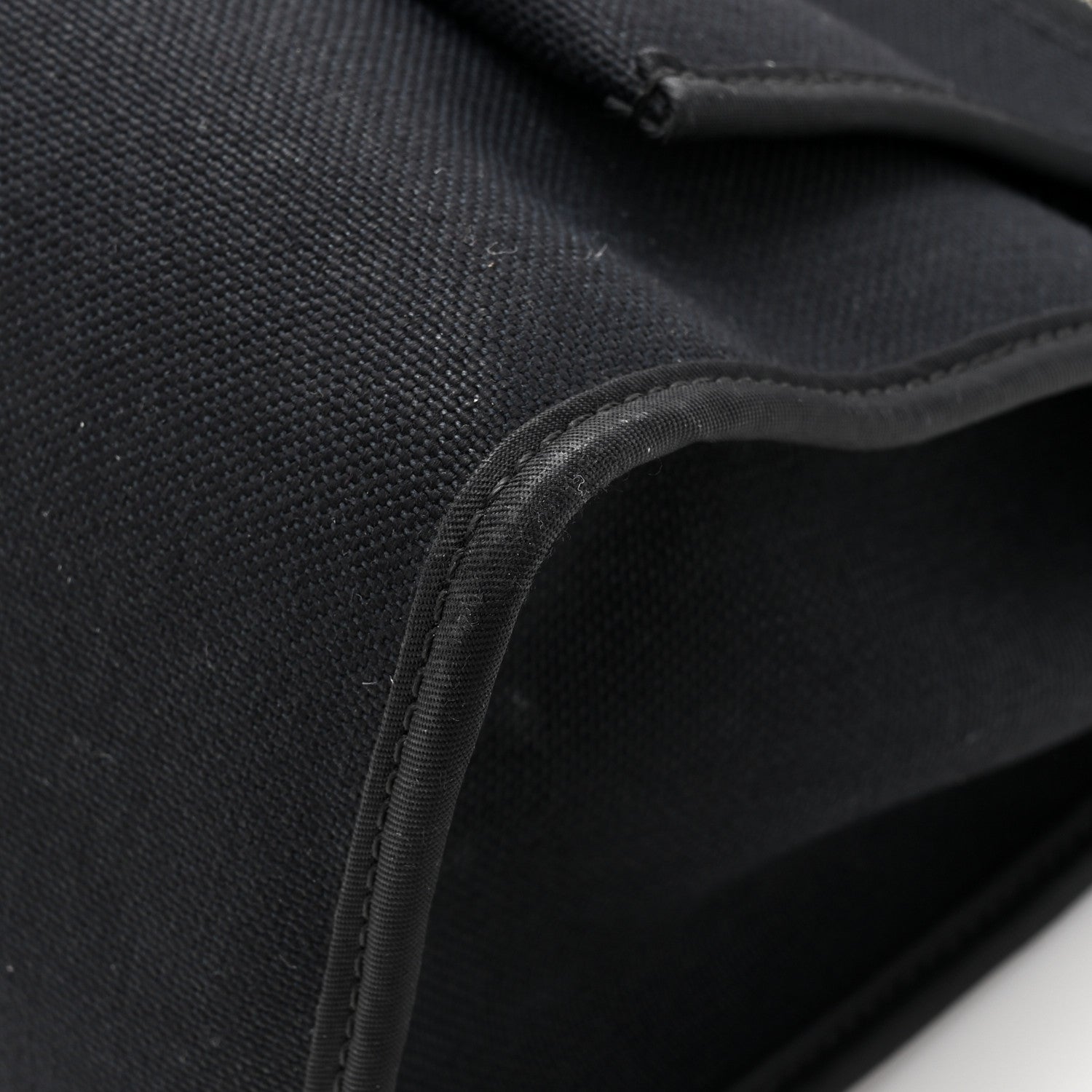 Hermes Military Toile Vache Hunter Herbag Zip PM 31 Black 19 of 19