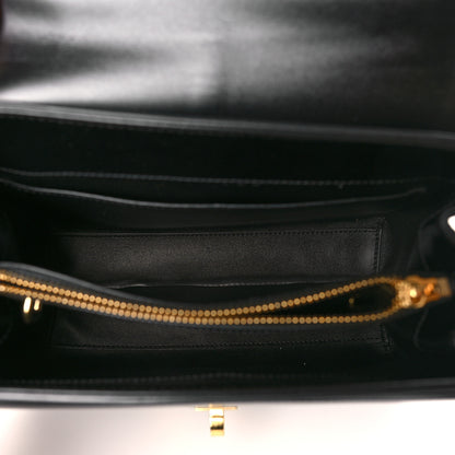 Celine Satinated Calfskin Small 16 Top Handle Bag Black 5 of 10
